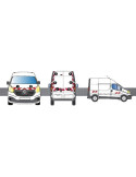 KIT BALISAGE POUR RENAULT TRAFIC L2H2 2 PORTES DE 2014 A 2018 CLASSE 2