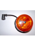 GYROPHARE ORANGE SATELIGHT  A POSER 3 POINTS ( sortie de câble 4 voies ) A LED 12 A 24 V HOMOLOGUE R65