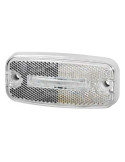 FEU DE GABARIT BLANC A LED 24V A PLAQUER AVEC CABLE 300 mm + connecteur Easyconn 2 poles