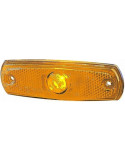 FEU DE GABARIT A PLAQUER LATERAL  ORANGE avec lampe 24V