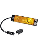 FEU DE GABARIT  ORANGE 3  LED A PLAQUER AVEC CABLE 250MM