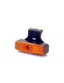 FEU DE GABARIT LATERAL ORANGE LED 12/24V AVEC SEMELLE 90° TRUCKLITE