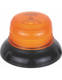 GYROPHARE A POSER ORANGE   8 LED  12V A 110 V ( diamètre 140 mm ) R65 R10