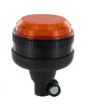 GYROPHARE A POSER ORANGE   8 LED  12V A 110 V ( diamètre 140 mm ) R65 R10  IP67