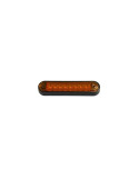 FEU DE POSITION 6 LED ORANGE 12/24V ULTRA PLAT