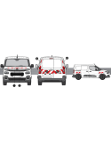 KIT BALISAGE CITROEN BERLINGO 2 portes tôlées ou vitrées A PARTIR DE 2018 CLASSE 1