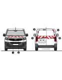 KIT BALISAGE FIAT SCUDO 2 PORTES - À PARTIR DE 2022 CLASSE 2