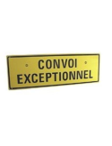 CONVOI EXCEPTIONNEL MAGNETIQUE CLASSE 2 (TEXTE 2 LIGNES) 1200 X 400 X 2MM