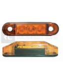 FEU DE GABARIT LATÉRAL ORANGE 12/24V 3 LED 