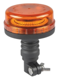 Gyrophare LED extra plat double flash sur tige flexible