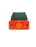 FEU DE GABARIT LATERAL ORANGE 2 LEDS SEMELLE A 90°